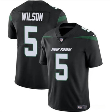 Garrett Wilson New York Jets black Vapor jersey