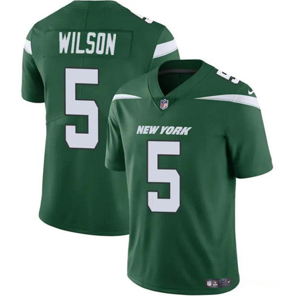 Garrett Wilson New York Jets green Vapor jersey