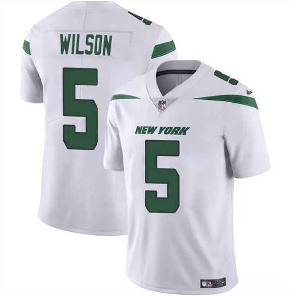 Garrett Wilson New York Jets white Vapor jersey
