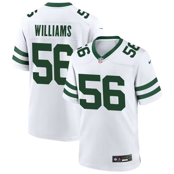 Quincy Williams New York Jets white Game jersey