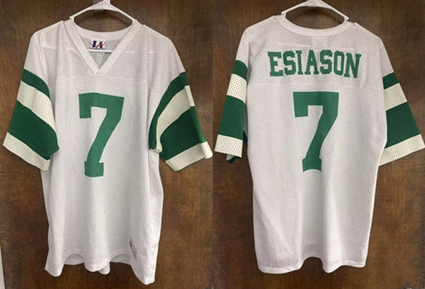 Boomer Esiason New York Jets white jersey