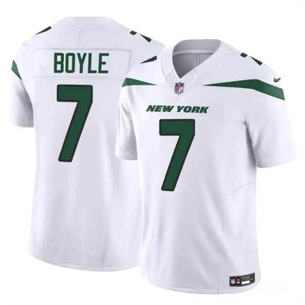 Tim Boyle New York Jets white Vapor jersey