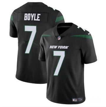 Tim Boyle New York Jets black Vapor jersey