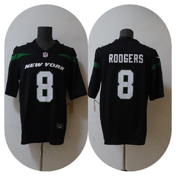 Aaron Rodgers New York Jets black Vapor jersey