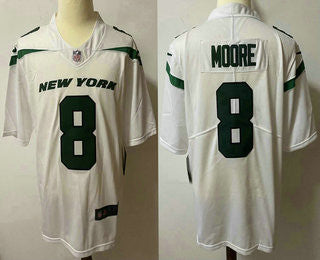 Elijah Moore New York Jets white Vapor jersey