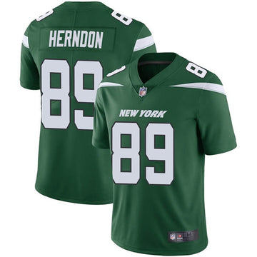 Chris Herndon New York Jets green Vapor jersey