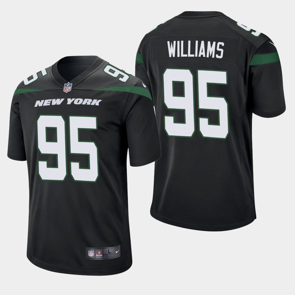 Quinnen Williams New York Jets black Vapor jersey