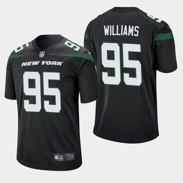 Quinnen Williams New York Jets black Vapor jersey