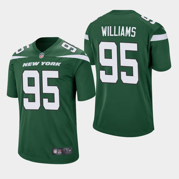 Quinnen Williams New York Jets green Vapor jersey