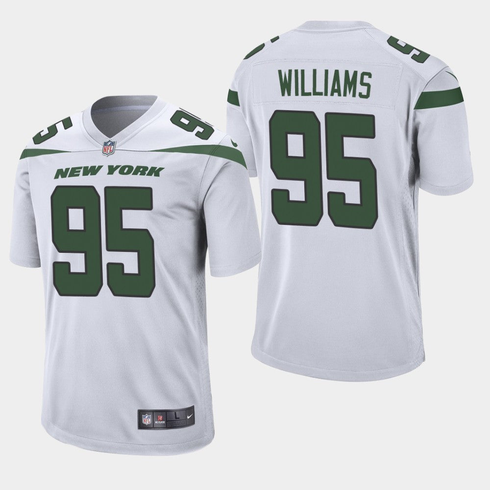 Quinnen Williams New York Jets white Vapor jersey