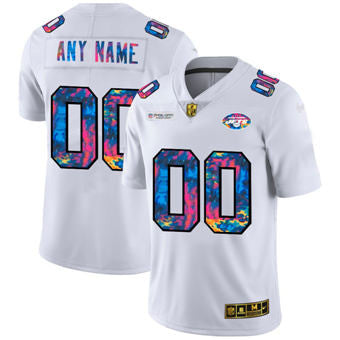 Custom New York Jets white Limited jersey
