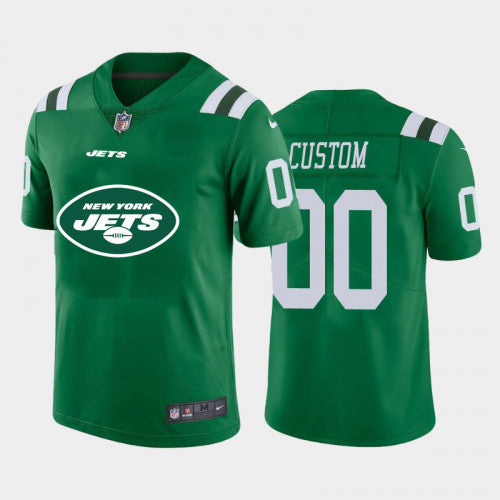 Custom New York Jets green Limited jersey