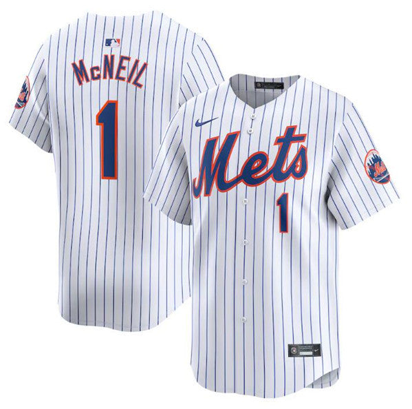 Jeff McNeil New York Mets white Limited jersey