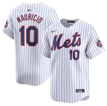 Ronny Mauricio New York Mets white Limited jersey