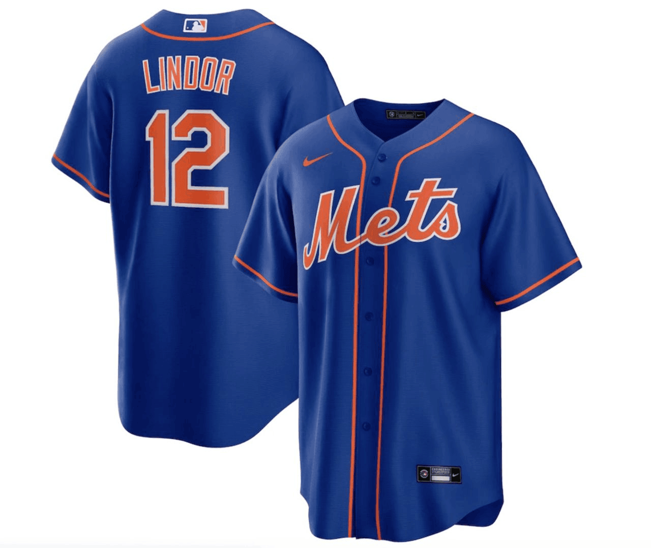 Francisco Lindor Cool Base New York Mets jersey