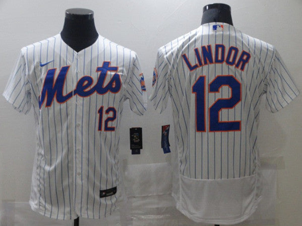 Francisco Lindor New York Mets white jersey