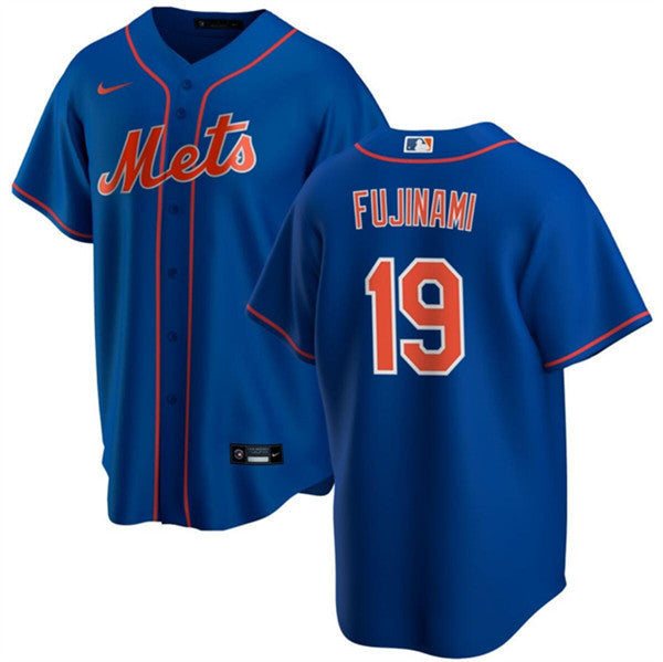 Shintaro Fujinami New York Mets blue jersey