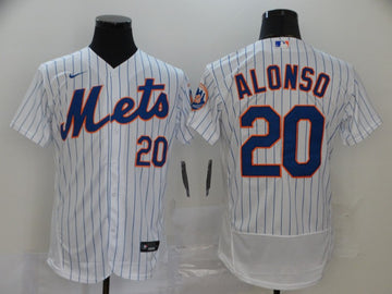 Pete Alonso New York Mets white jersey