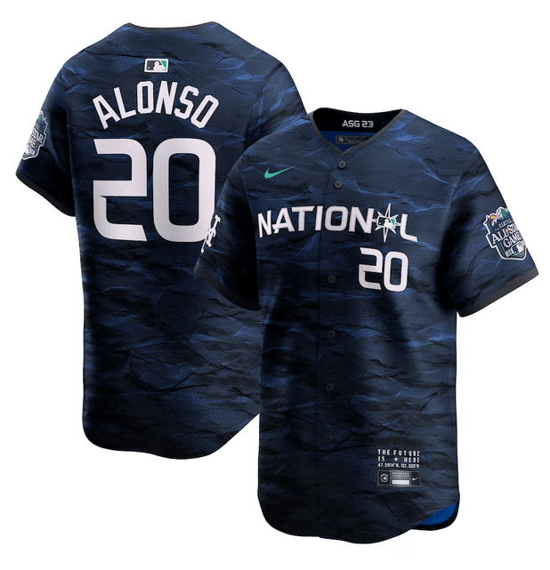 Pete Alonso New York Mets royal All-Star jersey
