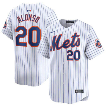 Pete Alonso New York Mets white Limited jersey