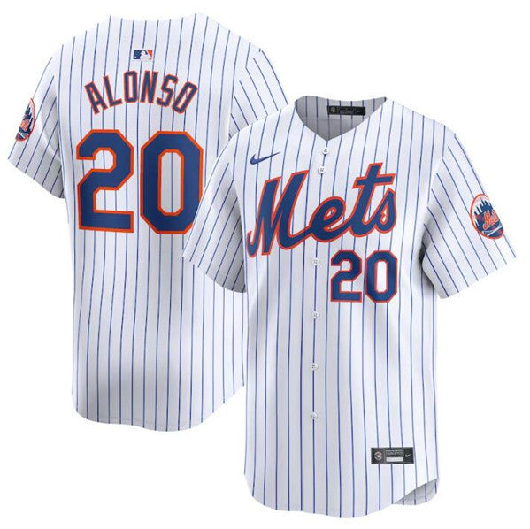 Pete Alonso New York Mets white Limited jersey