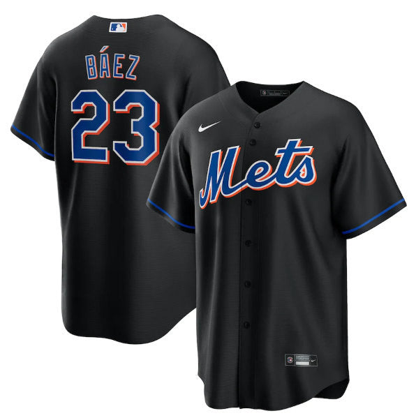 Javier Báez New York Mets black jersey