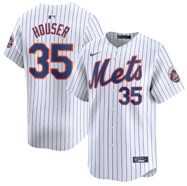 Adrian Houser New York Mets white Limited jersey