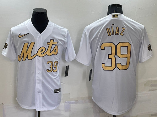 Edwin Díaz New York Mets white All-Star jersey