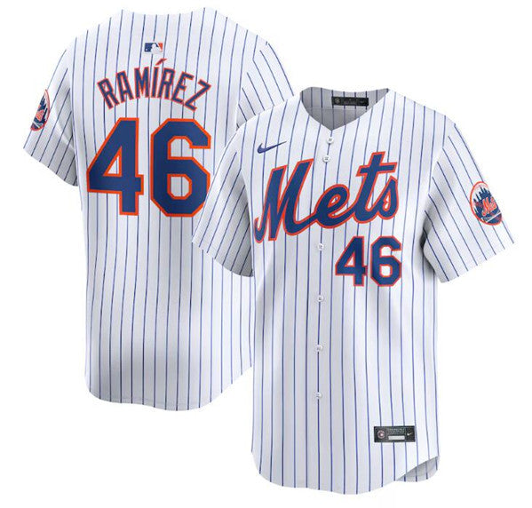 Yohan Ramirez New York Mets white Limited jersey