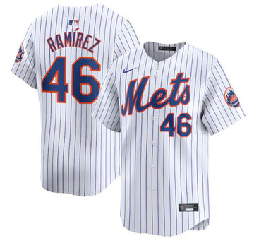 Yohan Ramirez New York Mets white Limited jersey