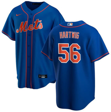 Grant Hartwig New York Mets blue jersey