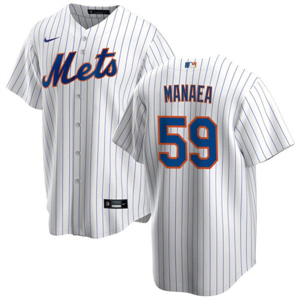Sean Manaea New York Mets white jersey