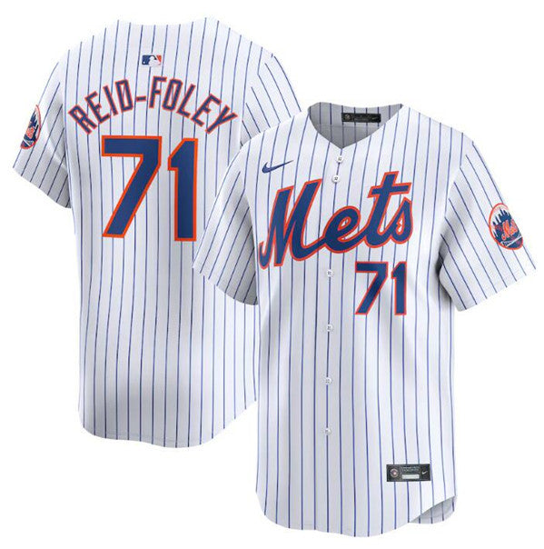 Sean Reid-Fole New York Mets white Limited jersey