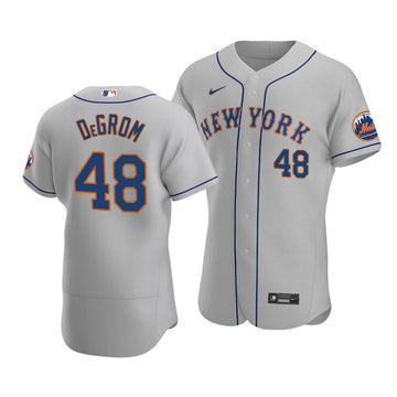 Jacob deGrom New York Mets grey jersey