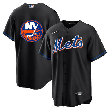 Islanders New York Mets black jersey
