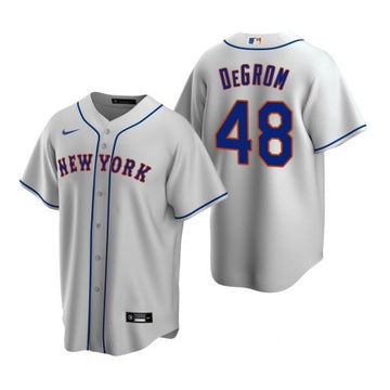 Jacob deGrom New York Mets white jersey