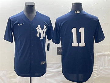 Anthony Volpe New York Yankees navy jersey