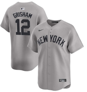 Trent Grisham New York Yankees gray Limited jersey