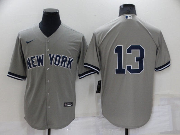Alex Rodriguez New York Yankees gray jersey