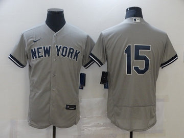 Thurman Munson New York Yankees grey jersey