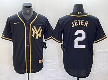 Derek Jeter New York Yankees black jersey