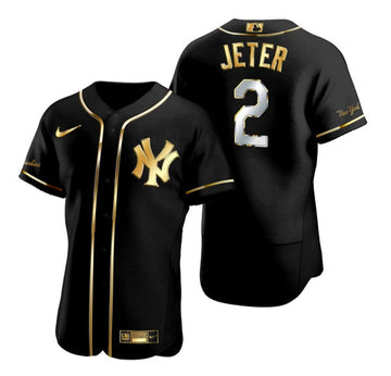 Derek Jeter New York Yankees black jersey