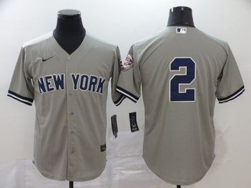 Derek Jeter New York Yankees grey jersey