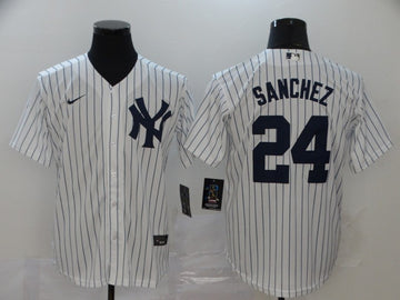 Gary Sánchez New York Yankees white jersey