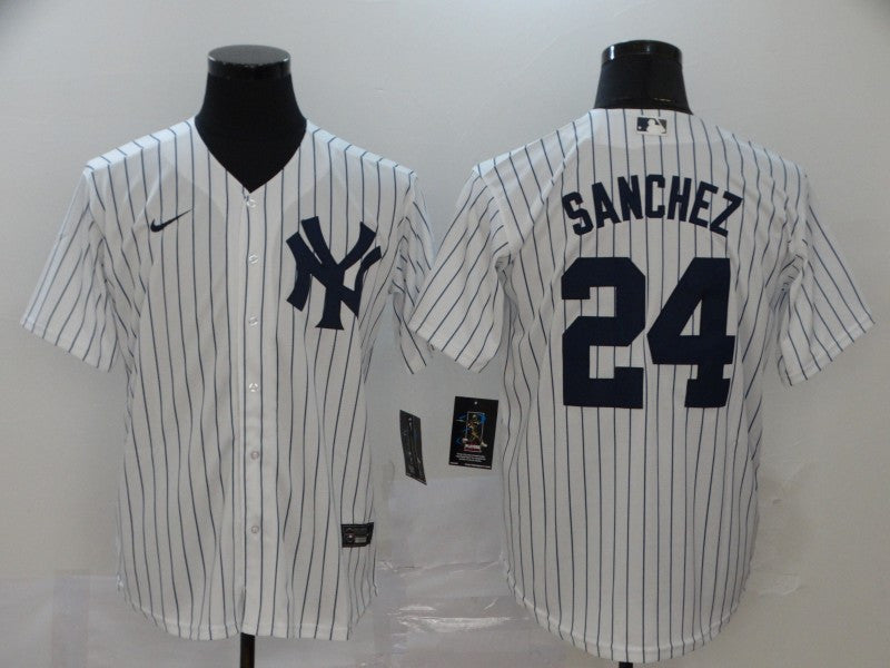 Gary Sánchez New York Yankees white jersey