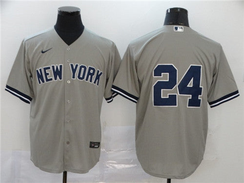Gary Sánchez New York Yankees grey jersey