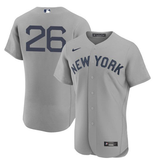 DJ LeMahieu New York Yankees gray jersey