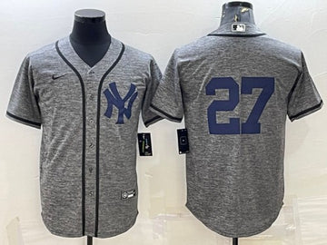 Giancarlo Stanton New York Yankees gray jersey
