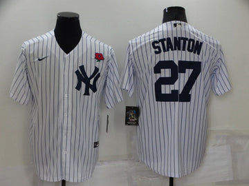 Giancarlo Stanton New York Yankees white jersey