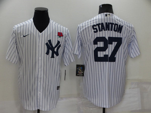 Giancarlo Stanton New York Yankees white jersey